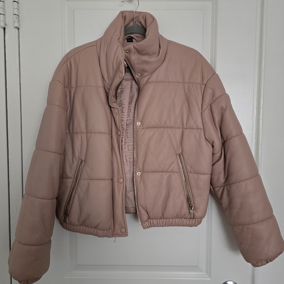 Guess Vegan Leather Puffer - Picture 3 of 10